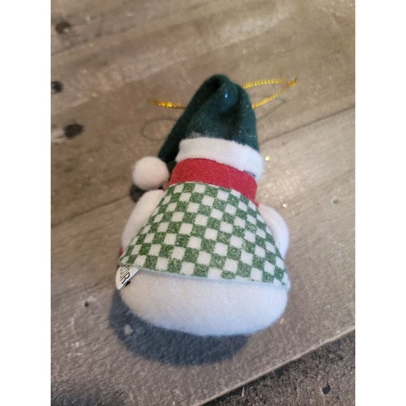Plush snowman star 2004‎ ornament xmas - Picture 3 of 4